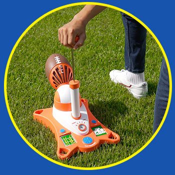 All-Pro Passer - The ALL-PRO PASSER robotic quarterback lets you go long!  It can launch its foam football more than 25 yards – a perfect spiral every  time! See the commercial: