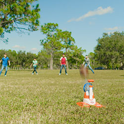 all pro passer robotic lawn bowling quarterback