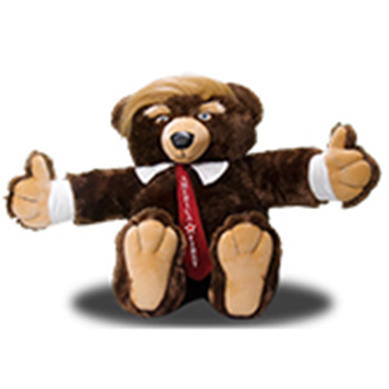 trumpy bear with thumbs up