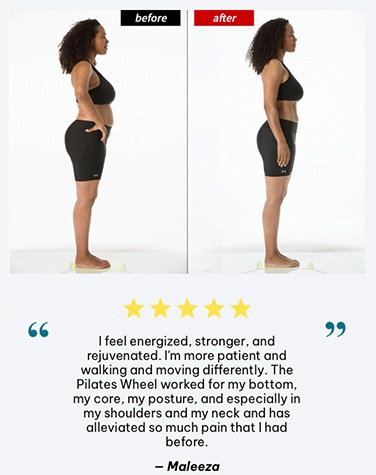 The Pilates Wheel - All the Benefits of Machine Pilates in a Portable Home  Design.