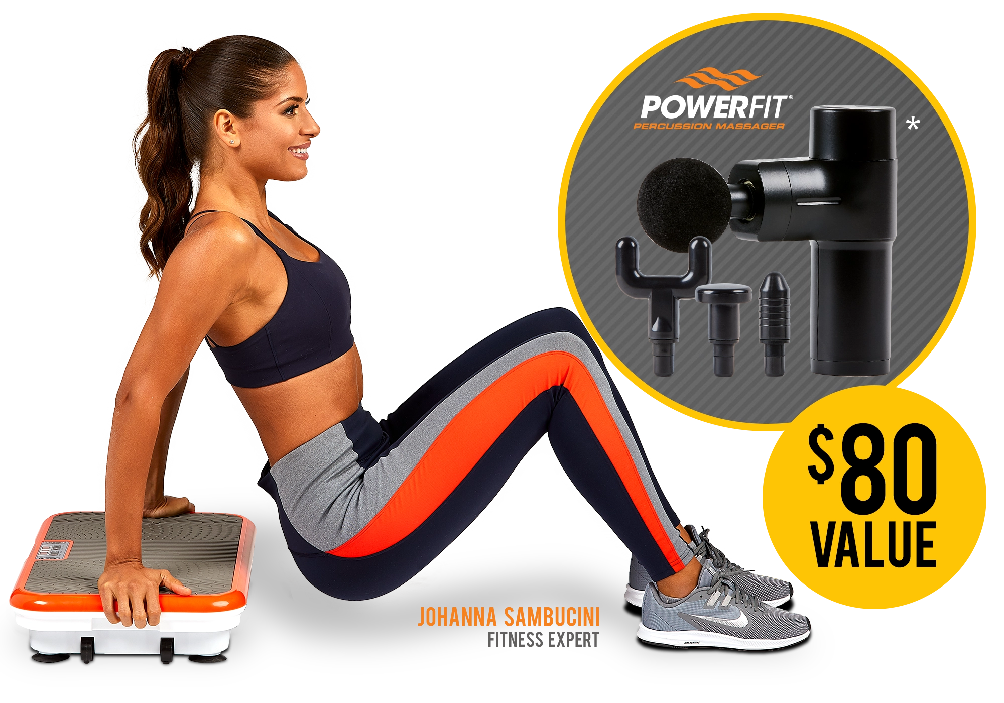 Details about   Vibration Plate Exercise Machine Powerfit Whole Body Workout Fitness Platform 