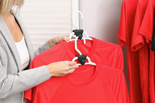 1-18 Ruby Space Triangles As-Seen-On-Tv, Creates Up To More Closet Hanger  Hooks
