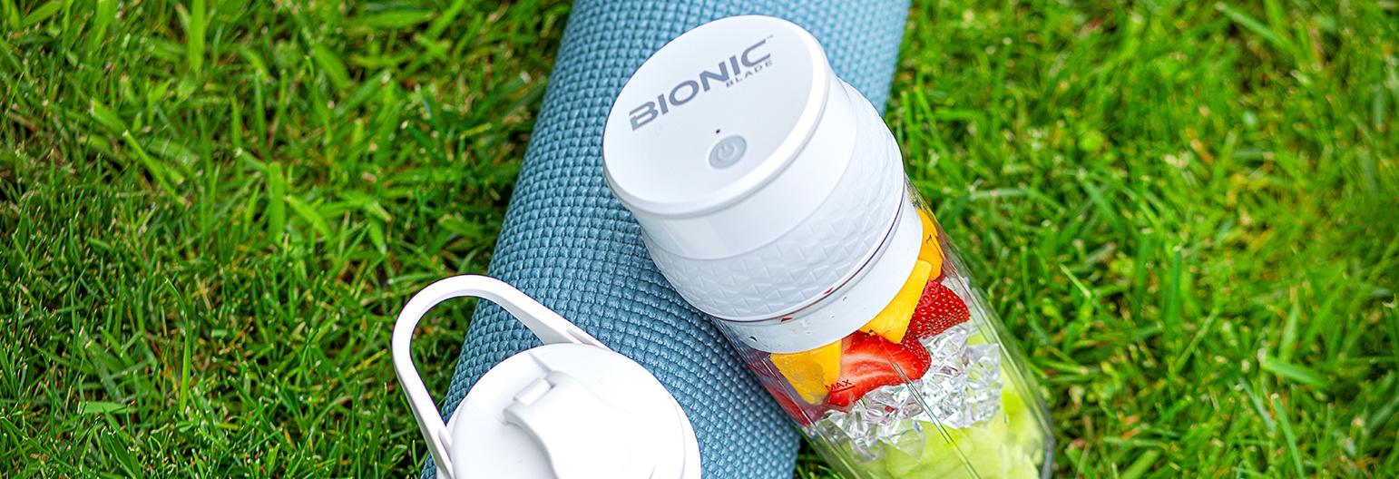 Bionic Blade Portable Blender - 18,000 RPM, USB Rechargeable Battery, Multiple Colors, Gunmetal Grey
