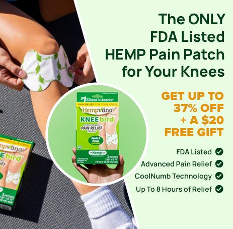 The only fda cleared hemp pain patch for your knees