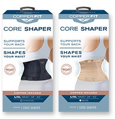 Copper Fit Core Shaper Size S/M 26” to 34”Charcoal Color NEW OPEN