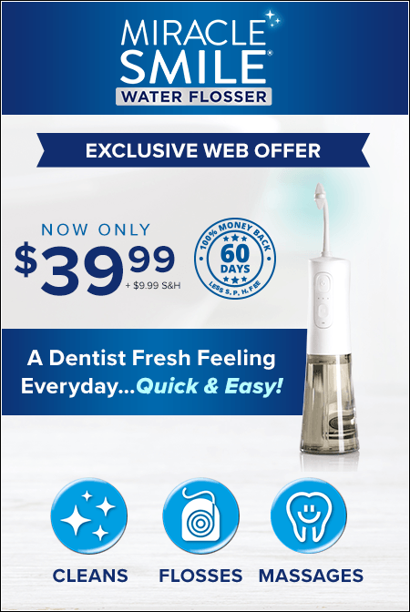Live - Miracle Smile Deluxe Pro Water Flosser