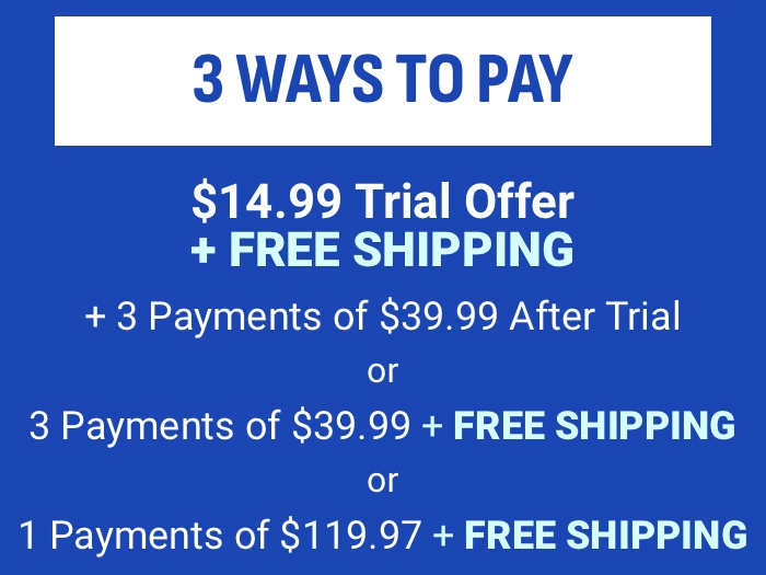 3 ways to pay offer
