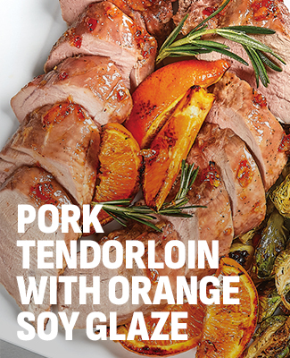 pork tendorloin with orange soy glaze