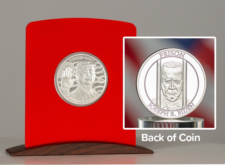 Back of pro-trump coin