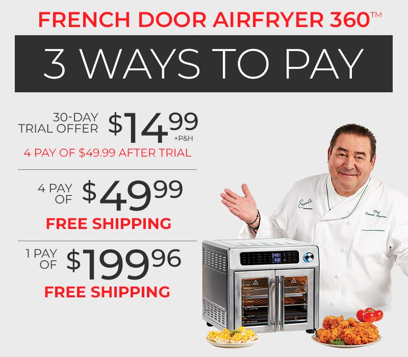 Chef emeril air fryer best sale