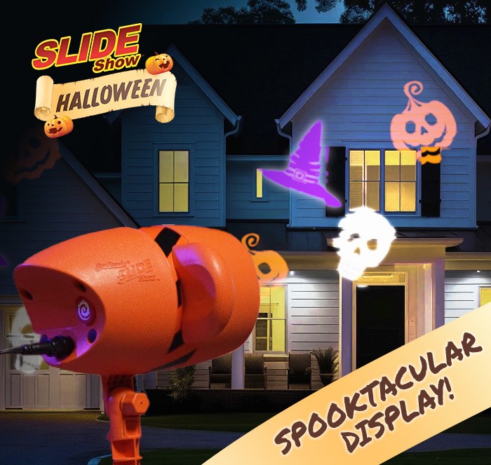 star shower slideshow halloween - spooktacular display