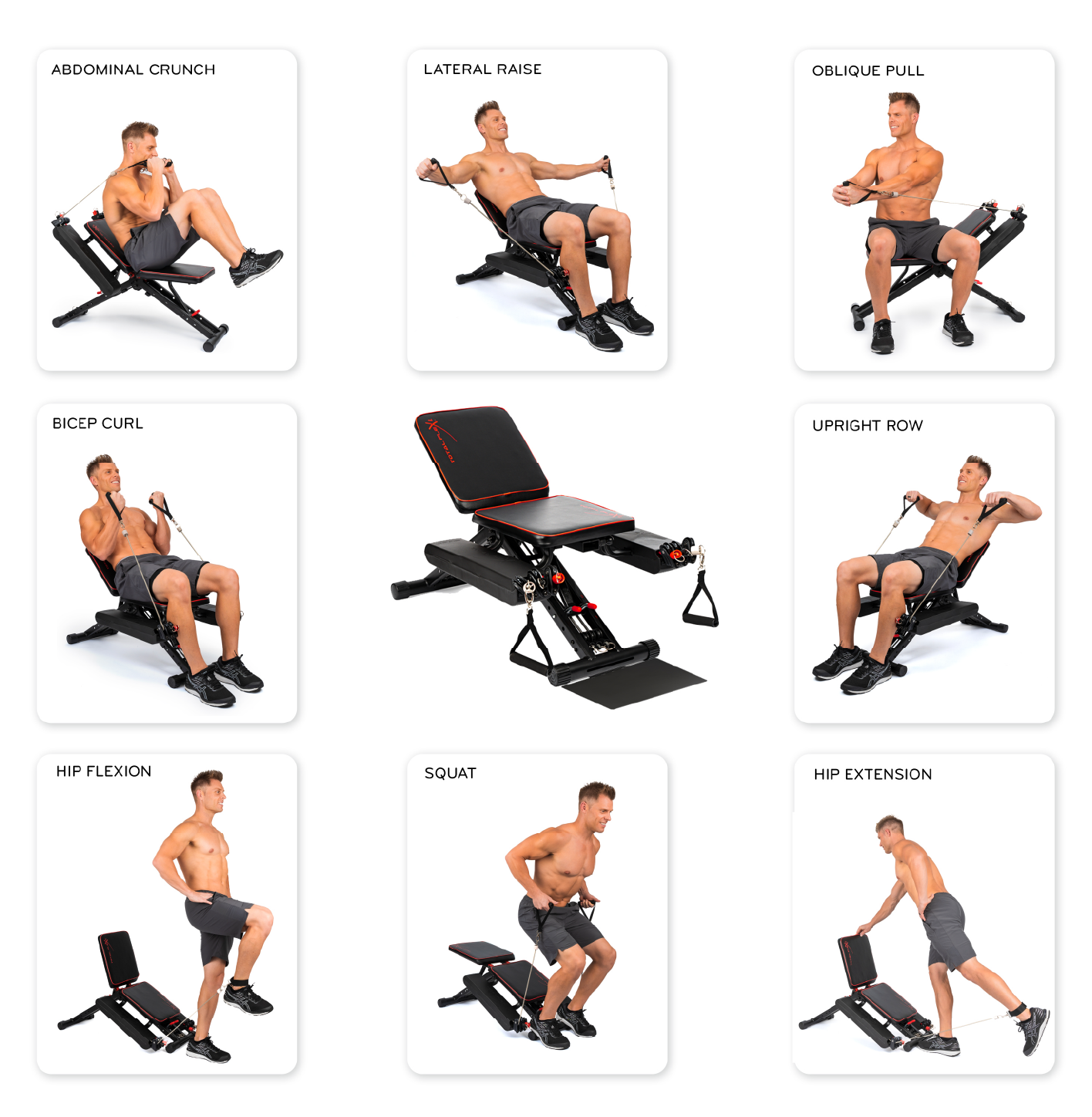 Total Flex L - Home Gym Exercise Equipment With 50 Different Exercises