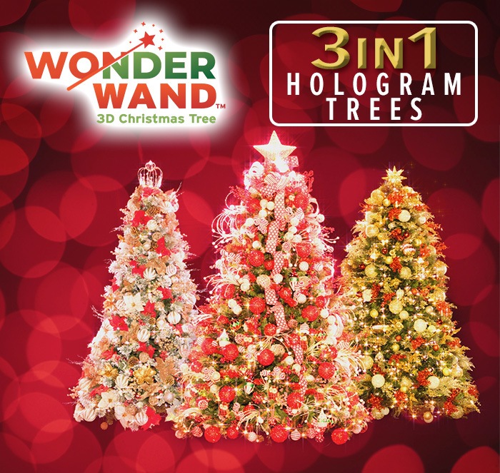 Wonder wand 3 in 1 hologram tree