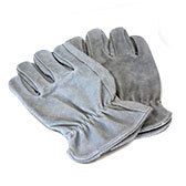 Light grey Heavy Duty Leather Gloves