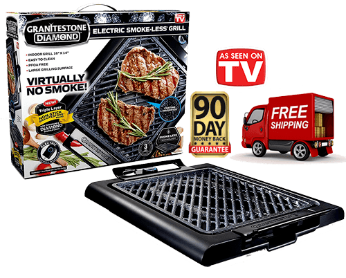 Granitestone 234 Sq. in. Electric Indoor Grill and Griddle