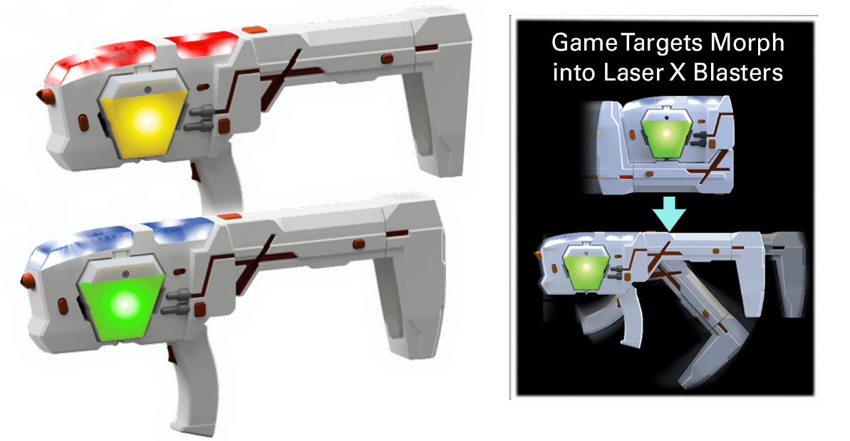 Laser X Two Player Revolution Double Blasters Battery Operated Laser Tag Gaming Set 88046 for sale online 