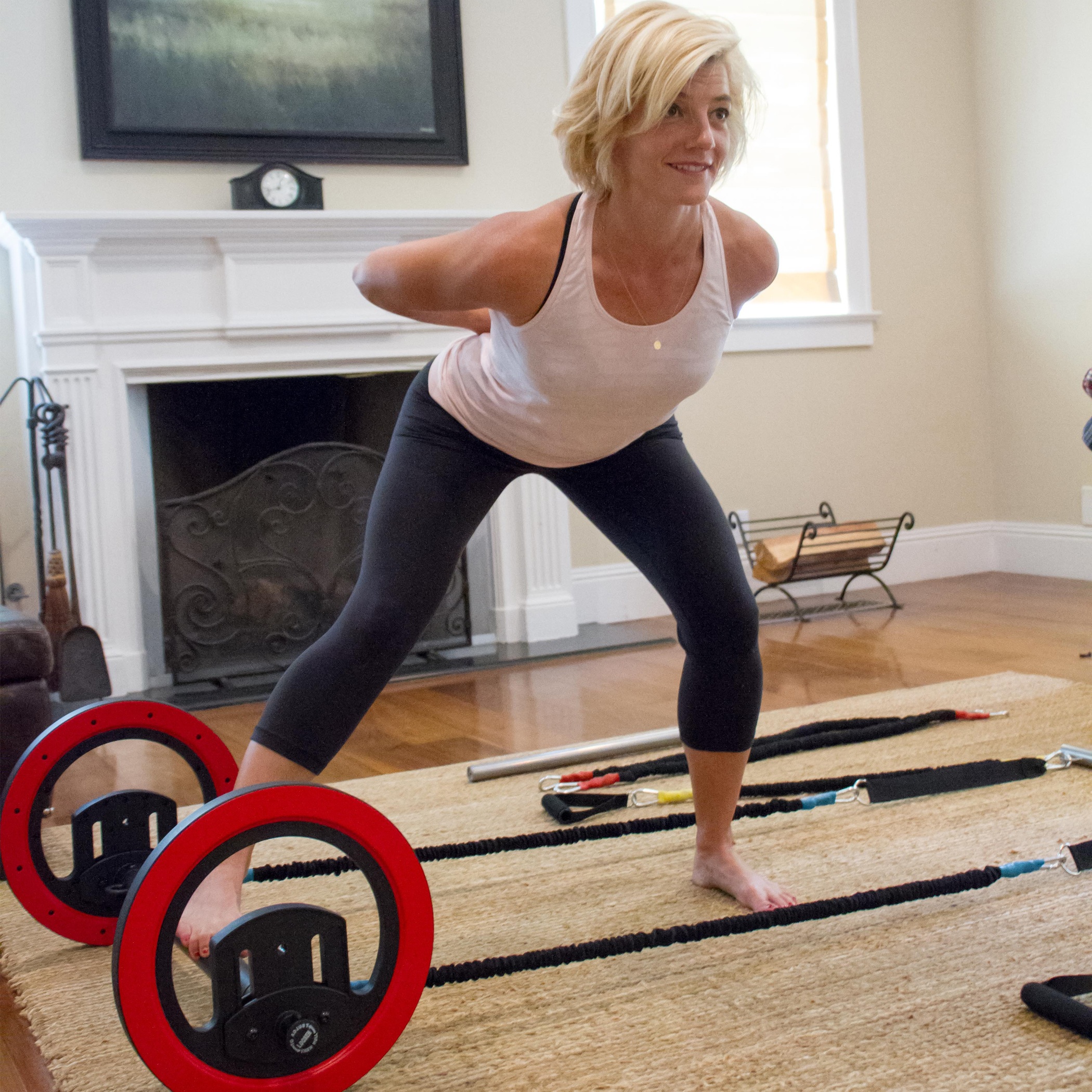 UF Equipment Spine Realignment Core Strength Pilates Exercise Fitness Yoga Wheel 