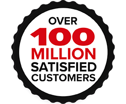 Over 100 Million Satisfied Customers
