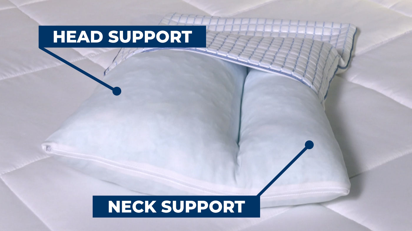 contour perfect neck pillow patent-pending dual design