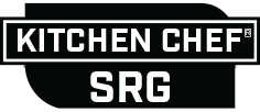 Black and White Kitchen Chef SRG Logo