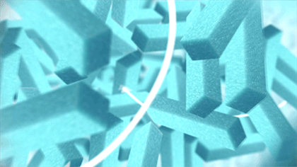 gel-infused cooling memory foam animation