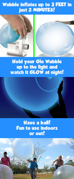 glow wubble bubble ball